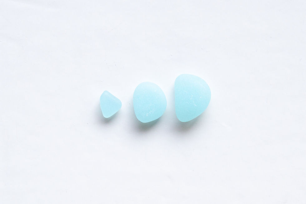 Thumbnail: Aqua Milkglass Trio - JN25-13
