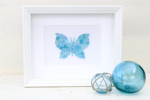 Japanese Sea Glass - Butterfly | Reverse Gem