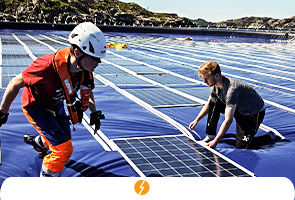 Empresa norueguesa aposta em tecnologia de usina solar flutuante na costa oceânica