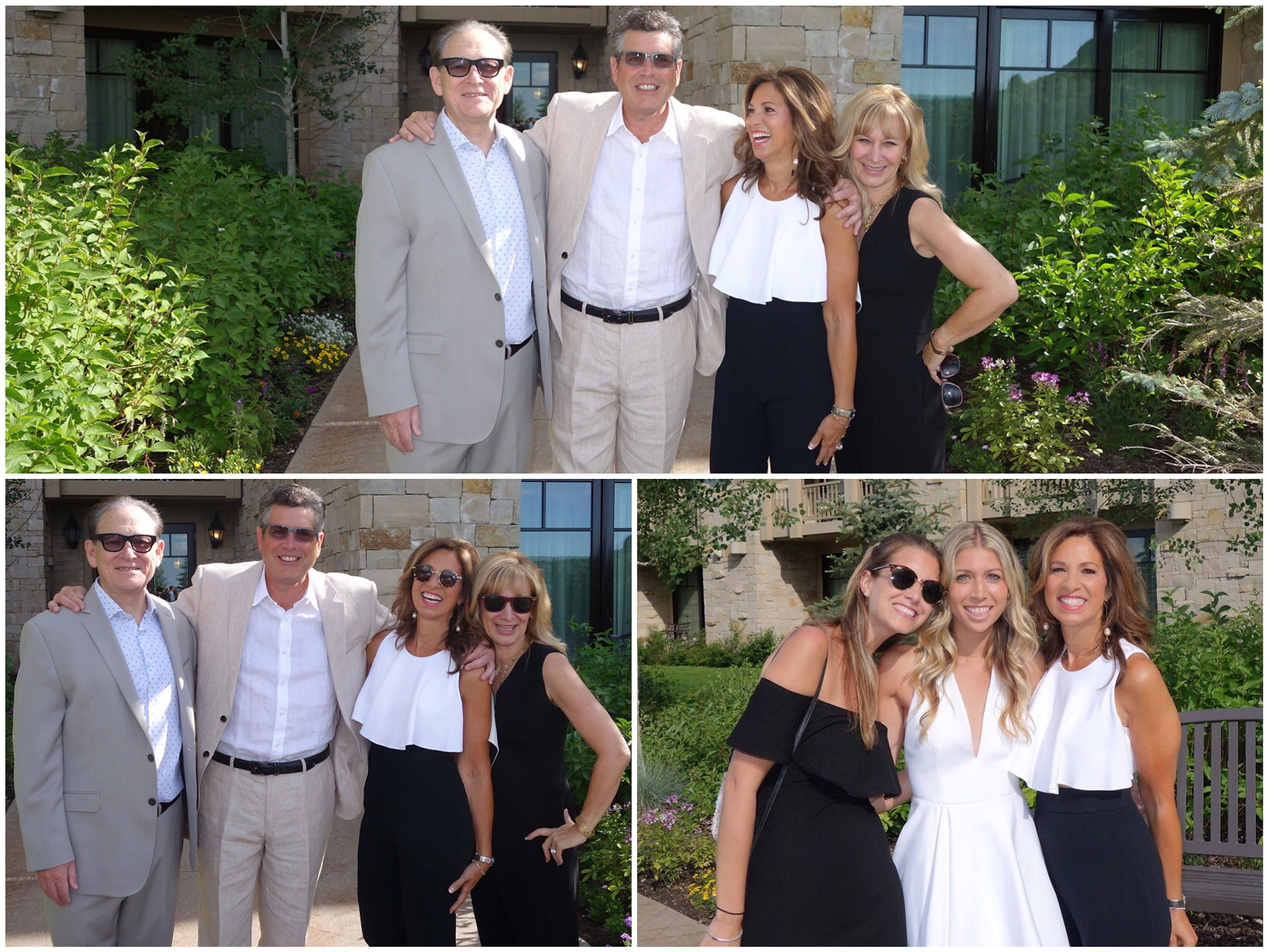 On our way to rehearsal dinner.