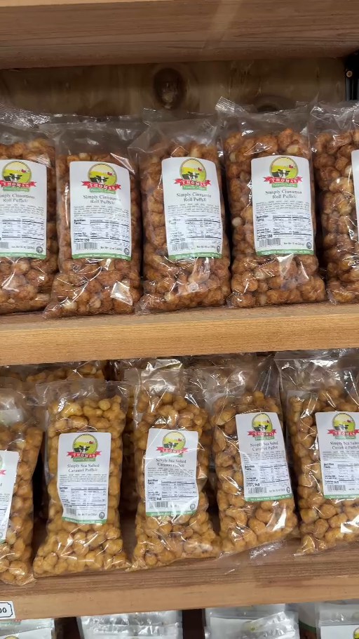 Bagged snacks in the General Store