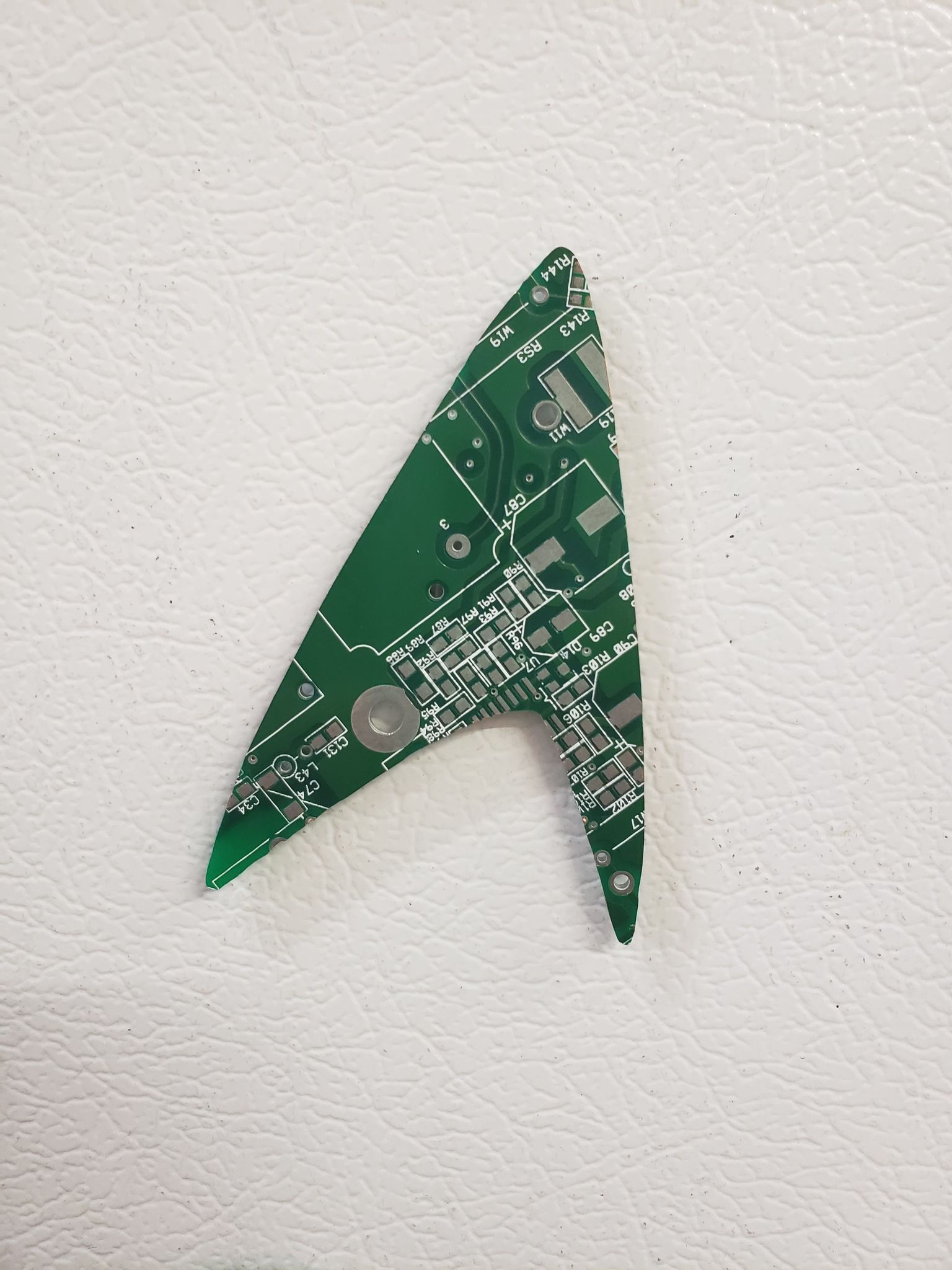 MAGNET - Recycled Crcuit Board - Star Trek