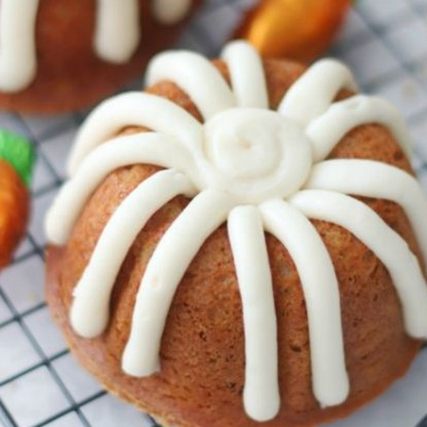 SOLD OUT - Mini Bundt Carrot Cake Baking class