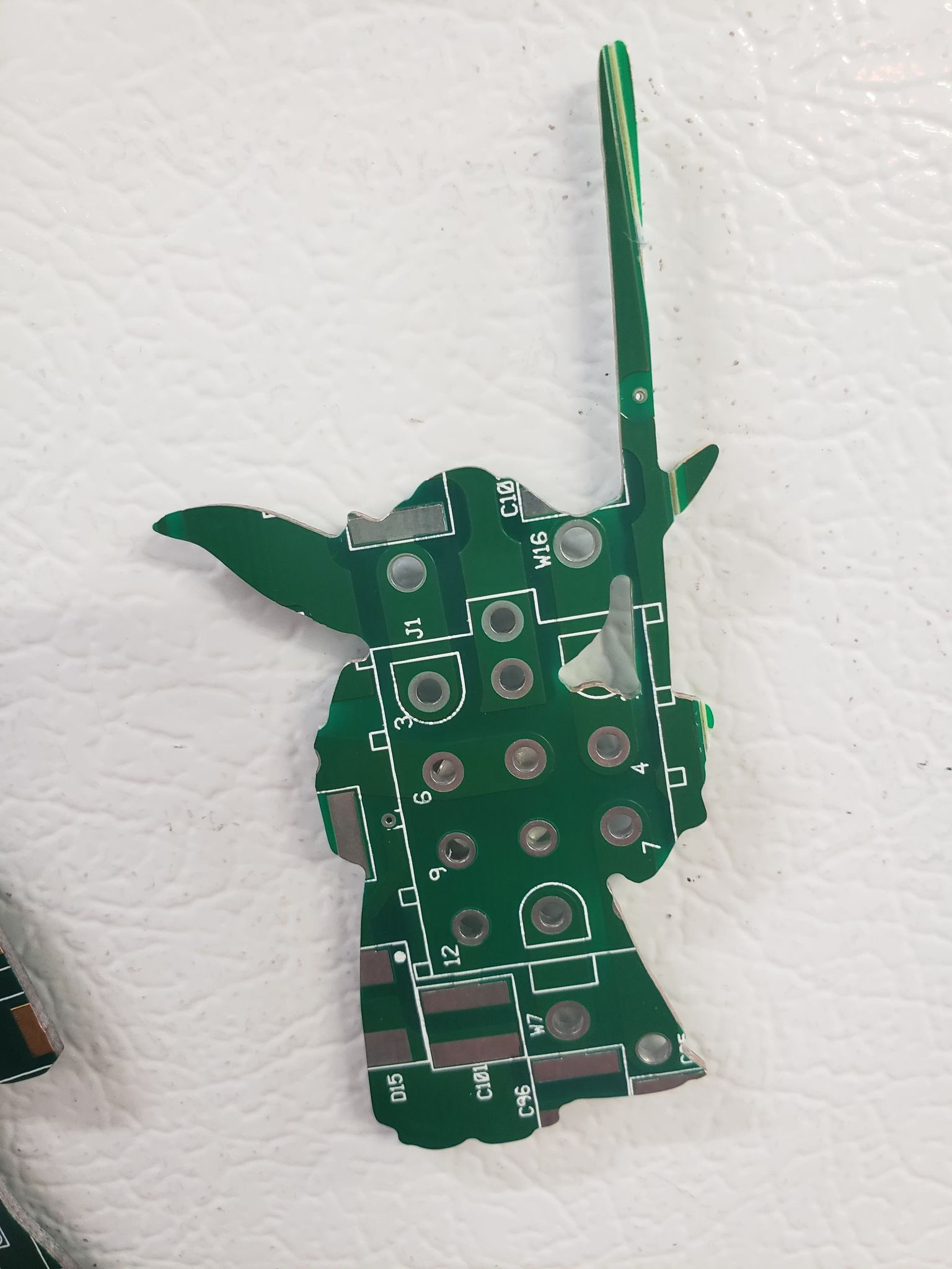 MAGNET - Recycled Circuit Board - Yoda