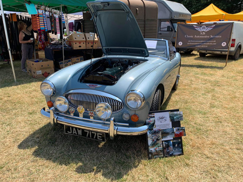 Austin Healey complete restoration including new chassis.