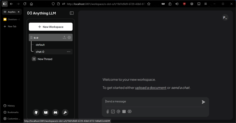 simple chatbot interface