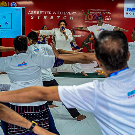 International Yoga Day 2026 is Observed at Desun Hospital