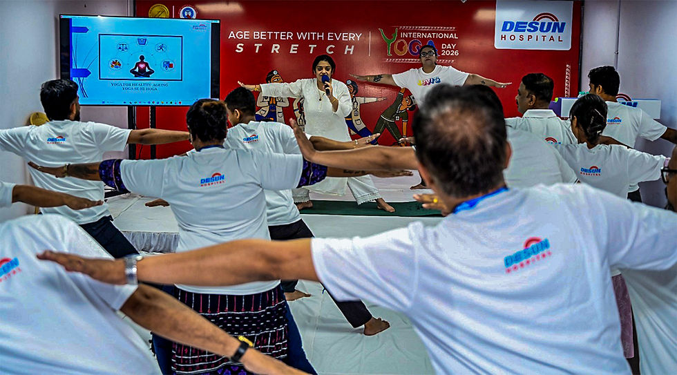 International Yoga Day 2026 is Observed at Desun Hospital