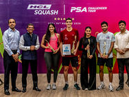 Egyptian Players Dominate the Finale of the Kolkata HCL Squash PSA