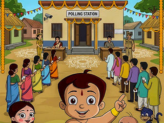 ECI Ropes in ‘Chhota Bheem’ to Drive Voter Awareness Ahead of West Bengal Elections