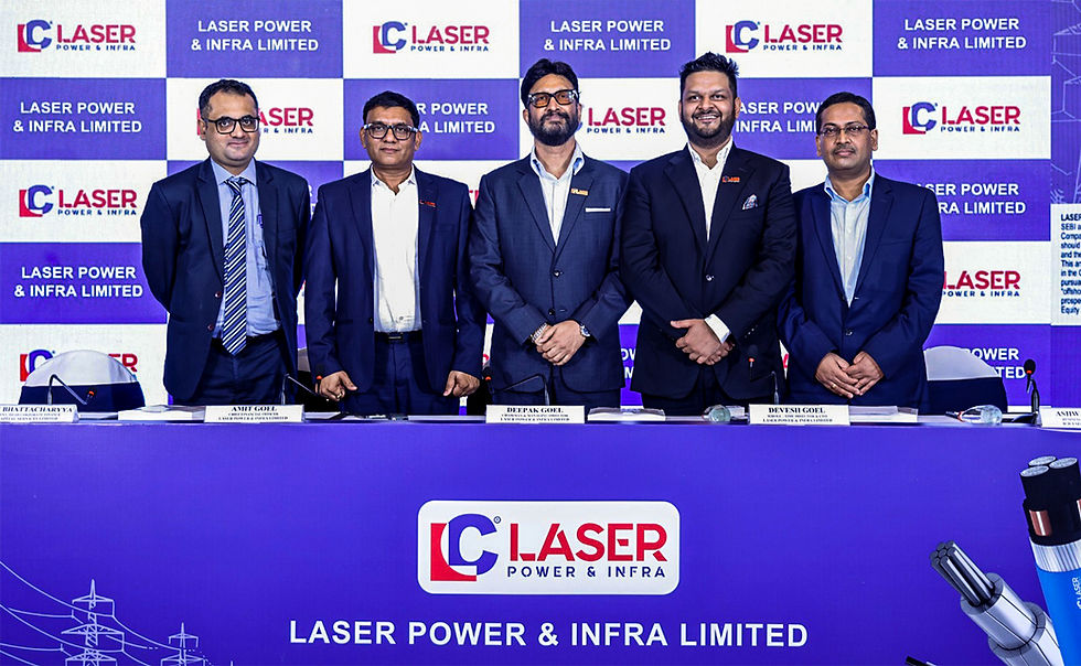 An Initial Public Offering is Being Proposed by Laser Power & Infra Limited