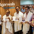 Dr Ashar Agarwal is congratulated by Agarwal Mahasabha