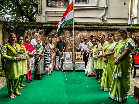 Senior Citizens in Kolkata Join Pronam in Celebrating the 80th Independence Day