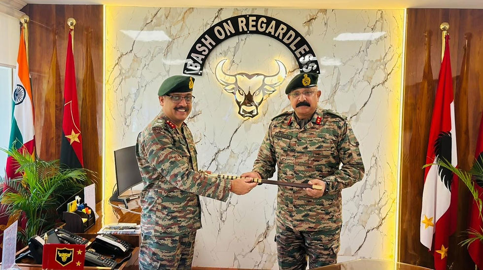 Change of Guard at Bison Division