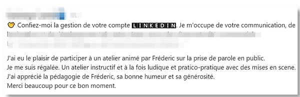 Atelier - Avis Rokhaya Samb Atelier (Linkedin) censored.png