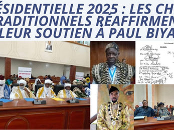Les chefs traditionnels se rallient à Paul Biya pour 2025