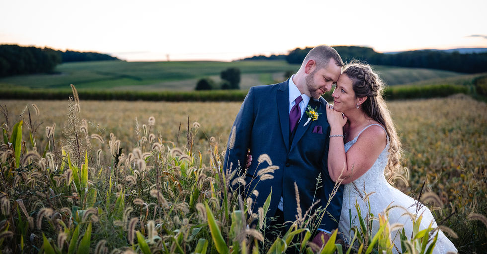 Cornfield Wedding Photos
