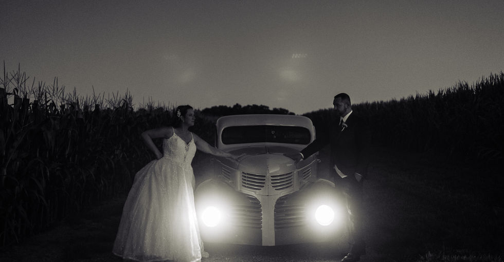 Black and White Wedding Photos