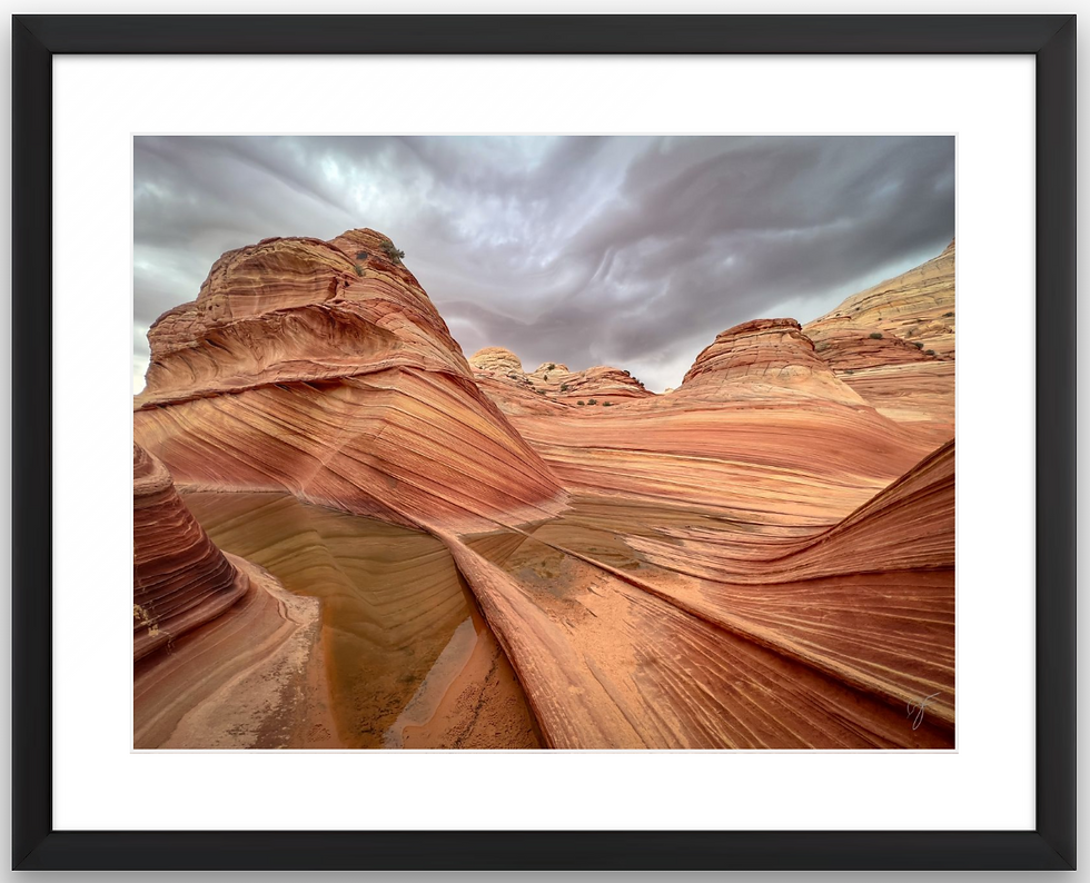 The Wave 16x20" Framed Photo