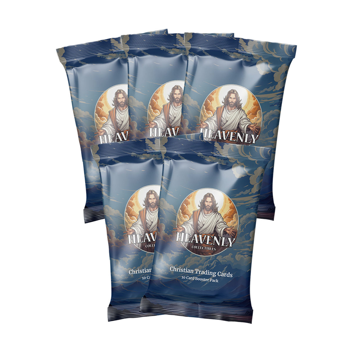 5 x Pack - Heavenly Collectibles Trading Cards Booster Packs