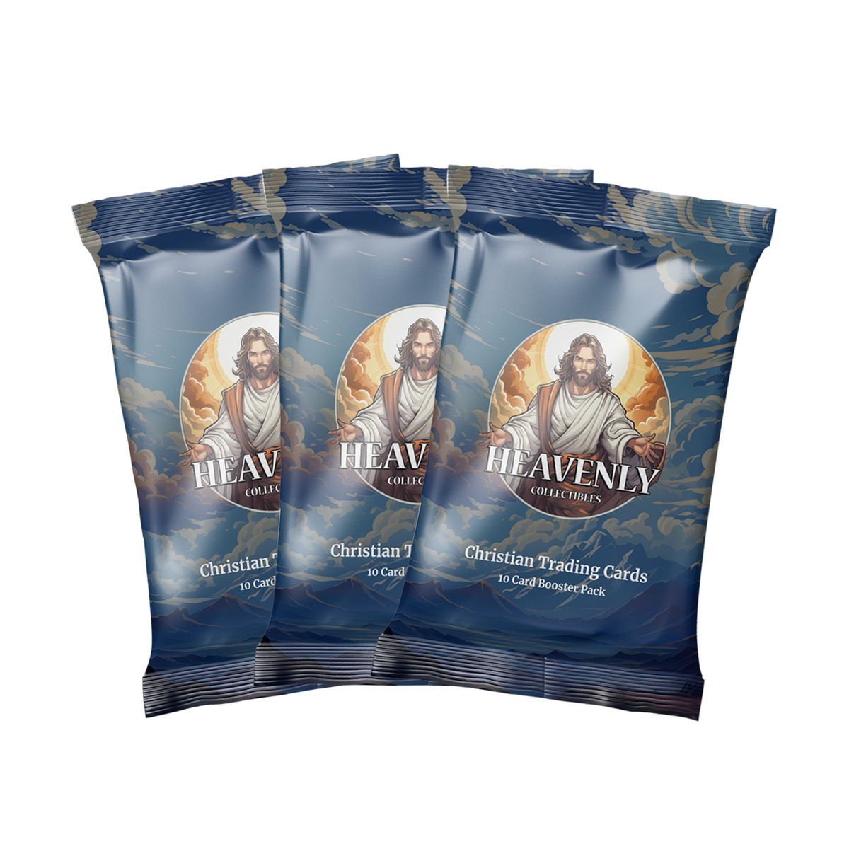 3 x Pack - Heavenly Collectibles Trading Cards Booster Packs