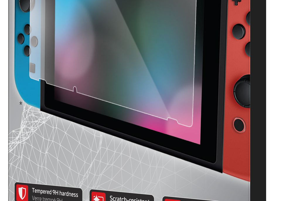 SCREEN DEFENDER FOR NINTENDO SWITCH CLEAR