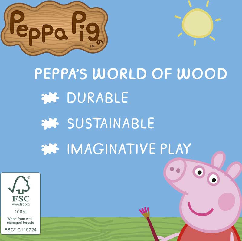Thumbnail: PEPPA PIG WOODEN FAMILY HOME