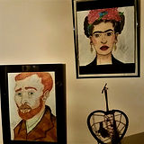 Vincent Van Gogh & Frida Kahlo Portraits