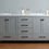 Thumbnail: 72" Malibu Grey Double Sink Vanity
