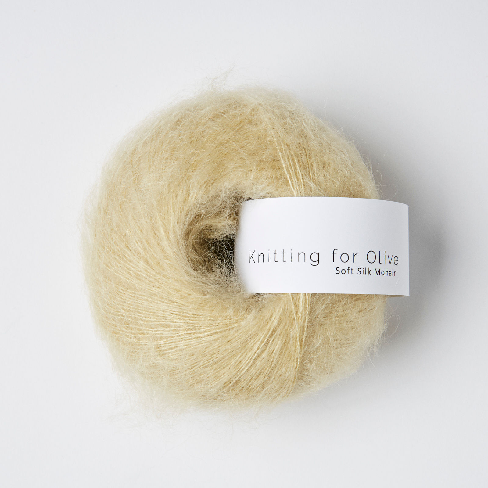 Knitting for Olive Soft Silk Mohair Dusty Banana