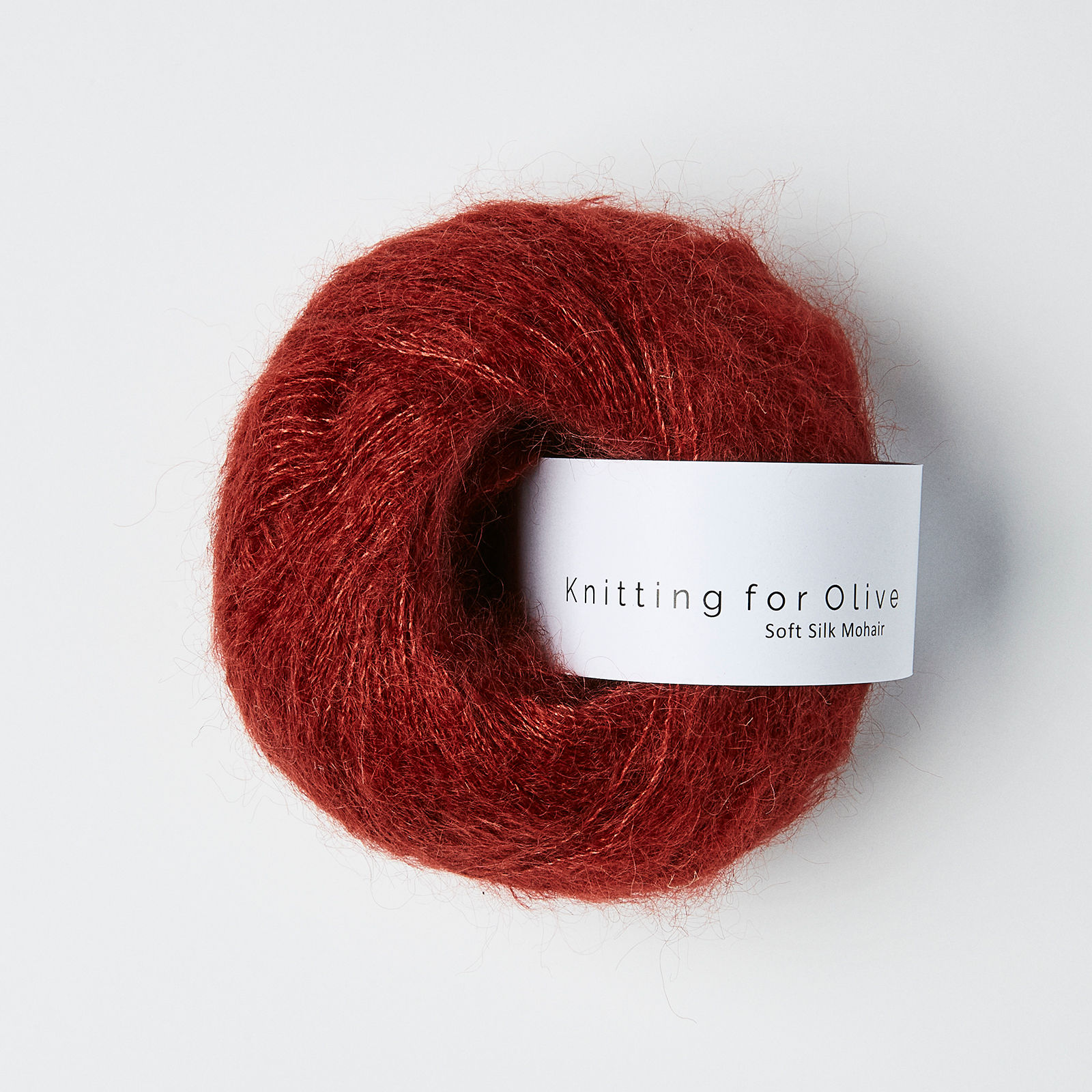 Knitting for Olive Soft Silk Mohair Claret