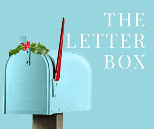 An old fashioned mailbox represents the fan letters I have received