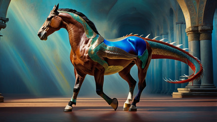 A_majestic_creature_with_a_human_torso_horse_body_goth