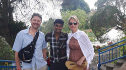 Today I meet with foreign Canadian man together her wife one enjoy