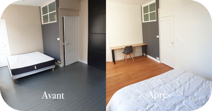 Projet de rénovation de bien immobilier à Laval en Mayenne pour locations de chambres individuelles