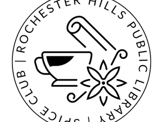 RHPL Spice Club logo, a stylized star anise and cinnamon stick surrounding a mortar.