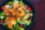 Delicious healthy Fatoush Salad with pita chips, lettuce, tomatoes and beets