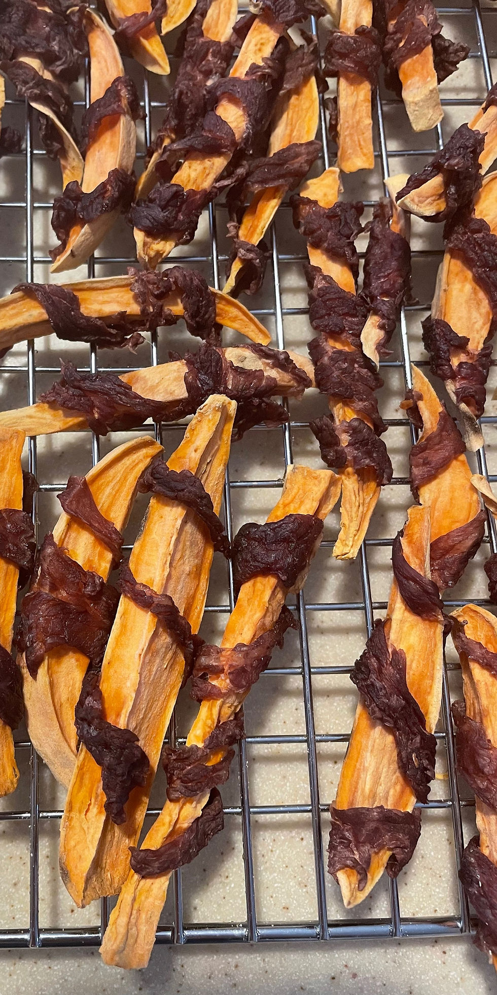 Thumbnail: Steak or Chicken Wrapped Sweet Potato Chews