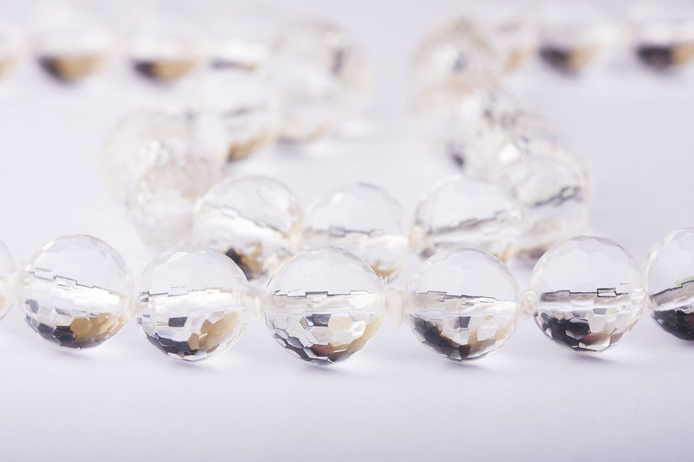 Sautoir en Cristal de Roche