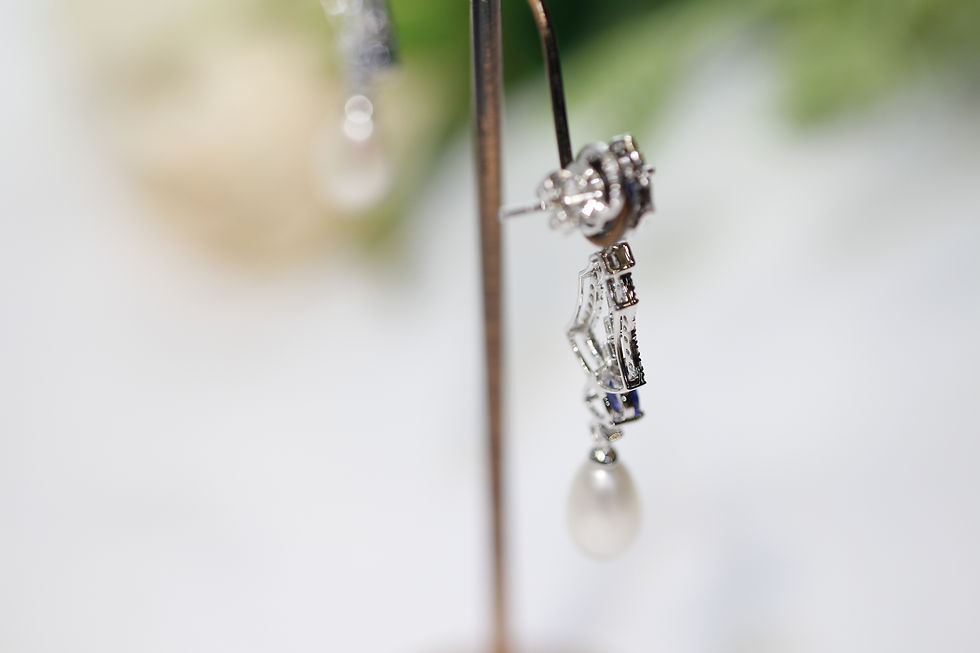 Thumbnail: Ceylon sapphire earrings 2.747 cts  W8E4952