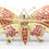 Thumbnail: Butterfly ruby brooch 7 cts Y8B4090