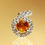 Thumbnail: Yellow sapphire pendant  1.3 cts 3766