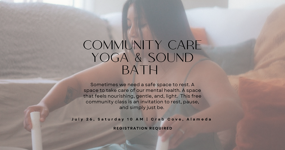 Community Care Free Yoga & Sound Bath
