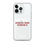 Thumbnail: “I Don’t Talk Much, I Speak Latvian” Clear Case for iPhone® - light