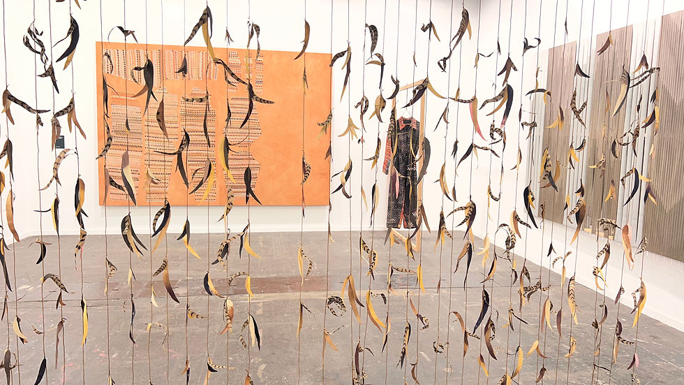 Instalación del proyecto de Belén Rodríguez en el stand 9D11 de la galería Alarcón Criado en ARCO Madrid.