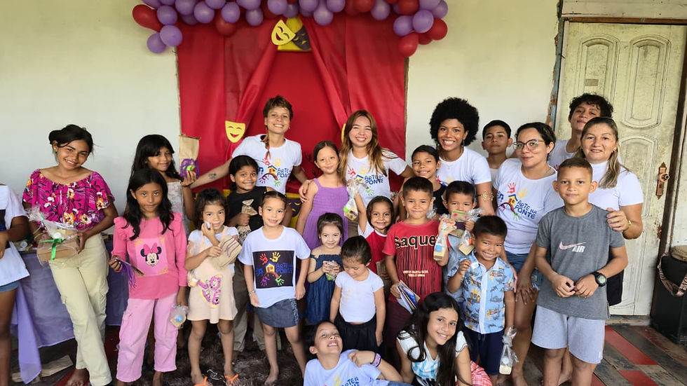 Arte na Ponte leva arte, cultura e novas possibilidades para crianças de área de ressaca em Macapá