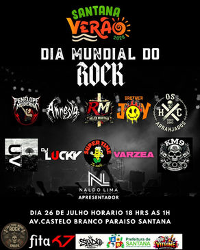 Dia Mundial do Rock será celebrado em Santana com festival que reúne a força do rock autoral amapaense