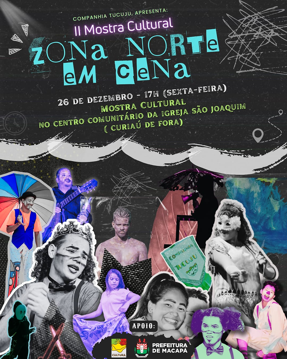 II Mostra Cultural Zona Norte em Cena movimenta comunidade quilombola Curiaú de Fora nesta sexta-feira (26)
