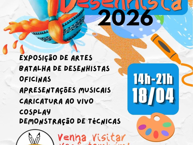 Arte em destaque: evento comemora o Dia do Desenhista 2026 com concurso de cosplay