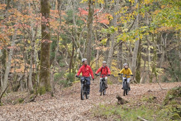 木と水と鉄と 人々の暮らしを豊かにした赤西渓谷 森林鉄道跡をいくサイクリングツアー